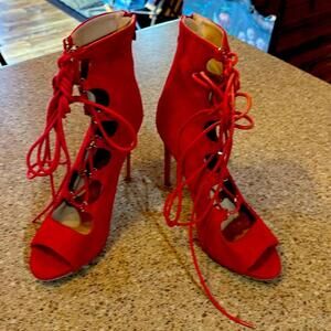 Ruby Red Gladiator‎ Heels 👠